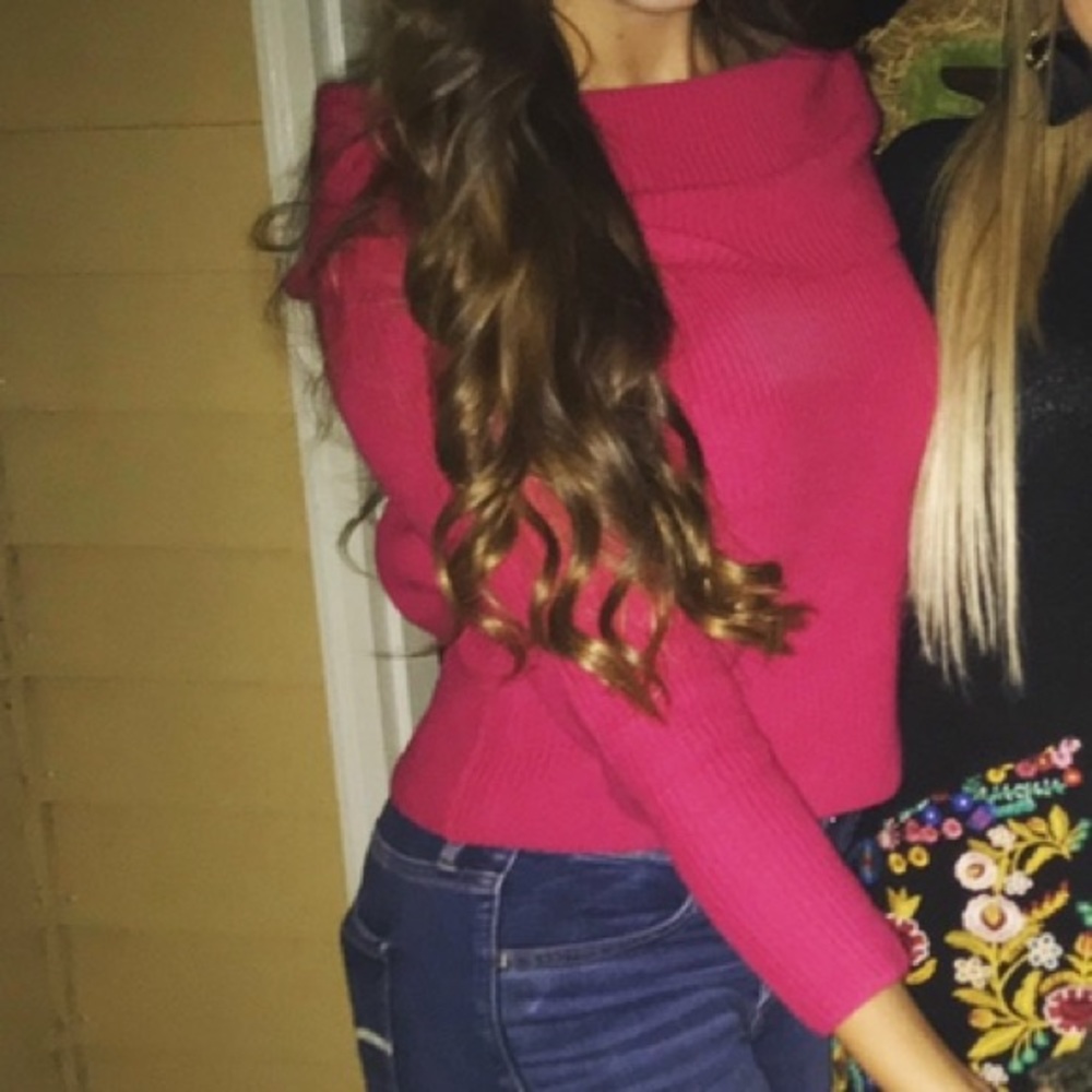 ‘If It We’re Me’ Pink sweater